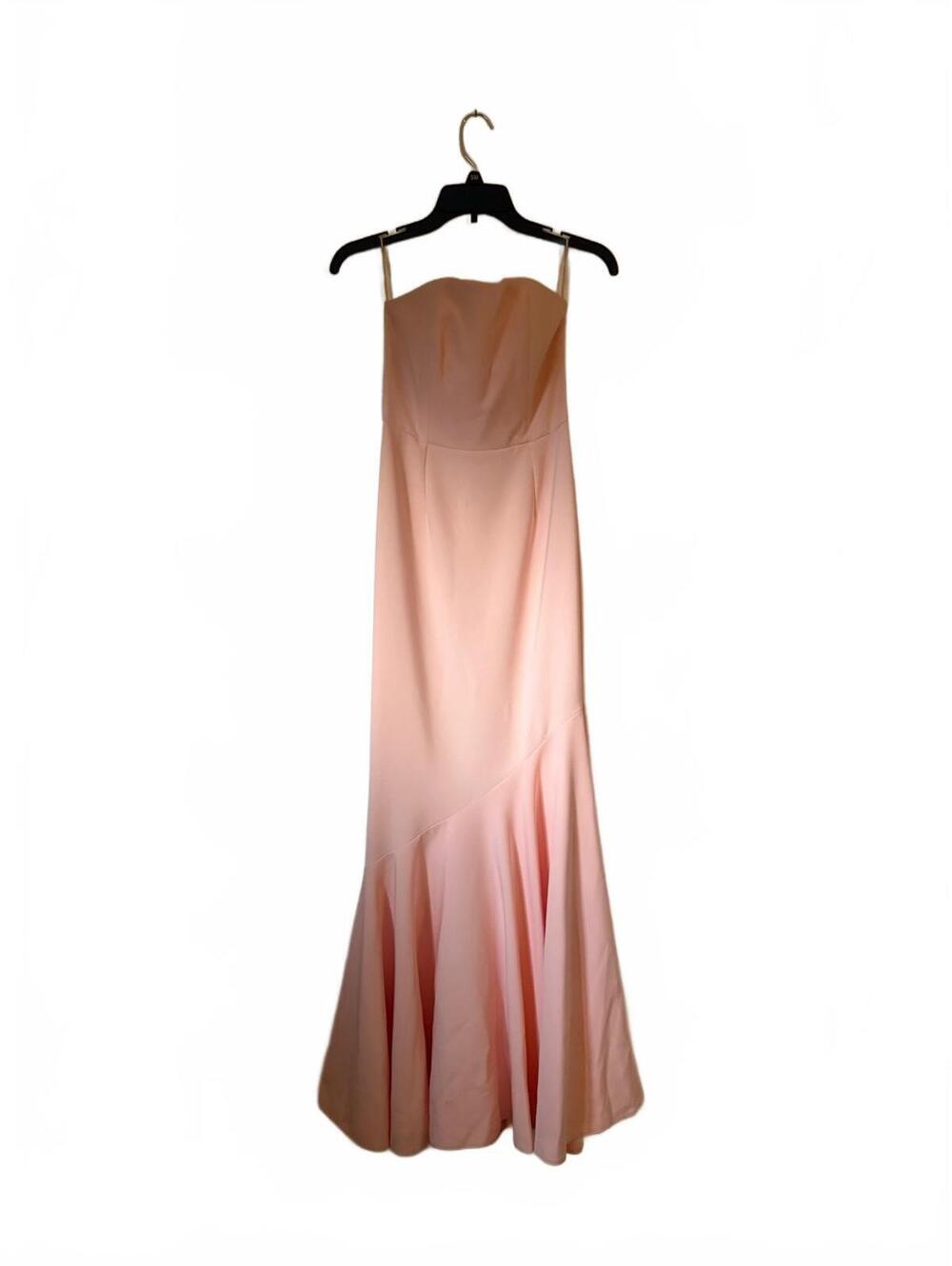 Topshop Strapless Pink Evening Gown Dress Size US 4